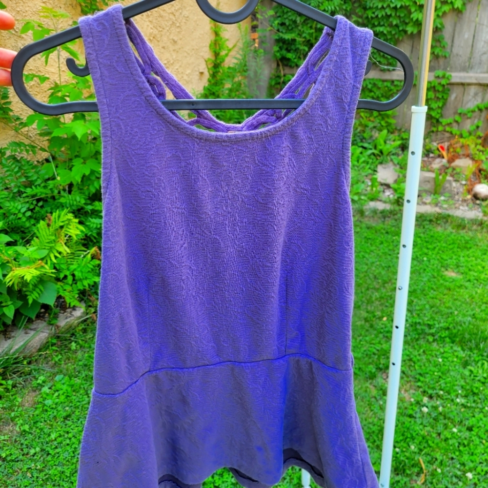 Free People peplum style shirt